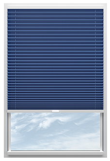 Solaris, Aegean - Clip Fit Pleated Blind
